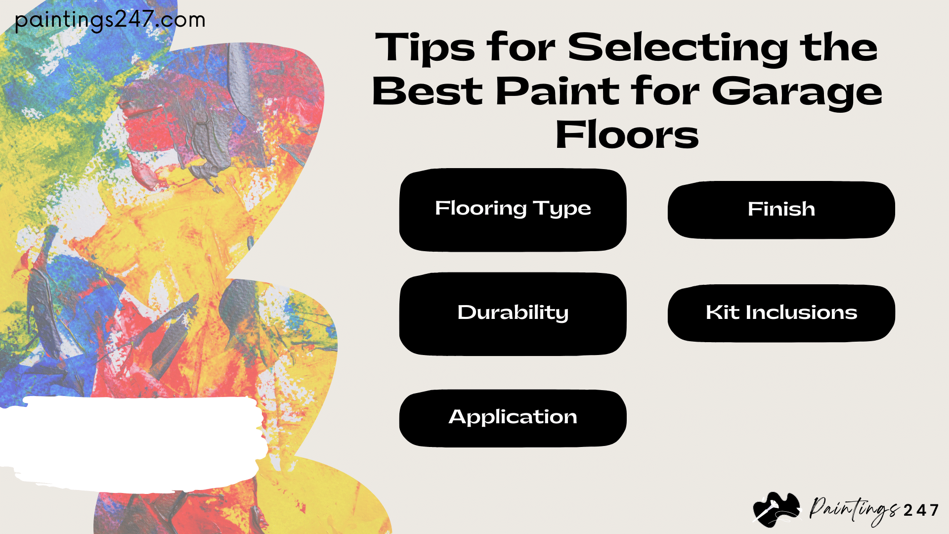 Tips for Selecting the Best Paint for Garage Floors