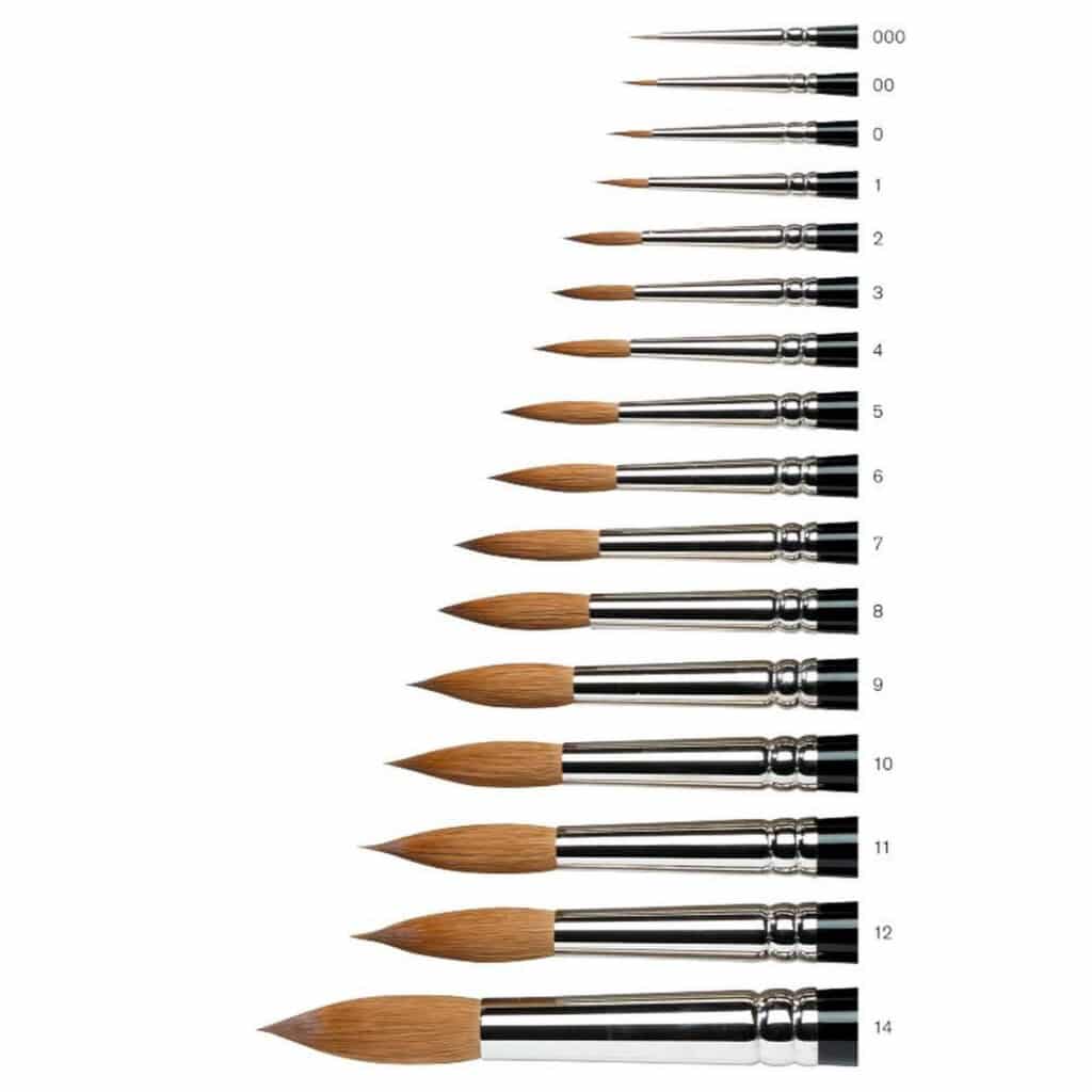 winsor and newton series opaint brushes