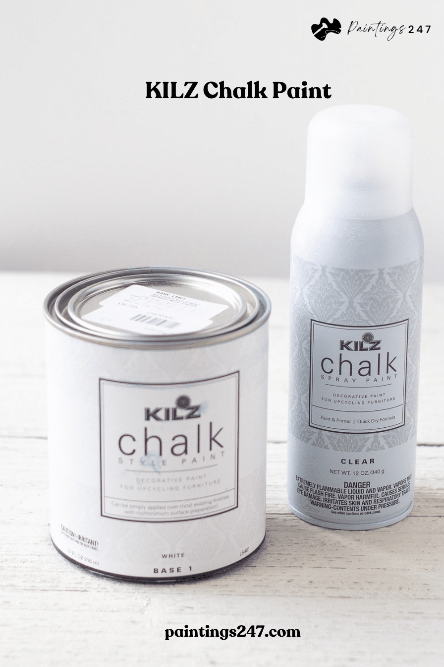 KILZ Chalk Paint on an isolated on a surface