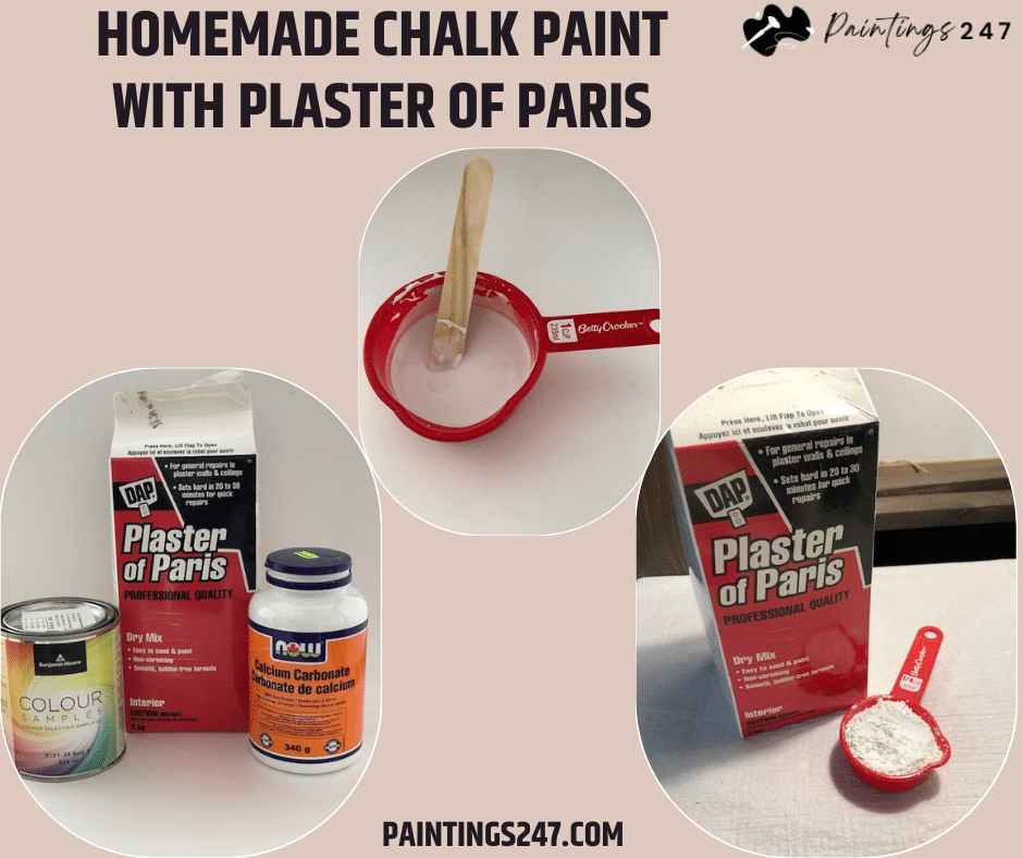 How to Make Chalk Paint with Plaster of Paris