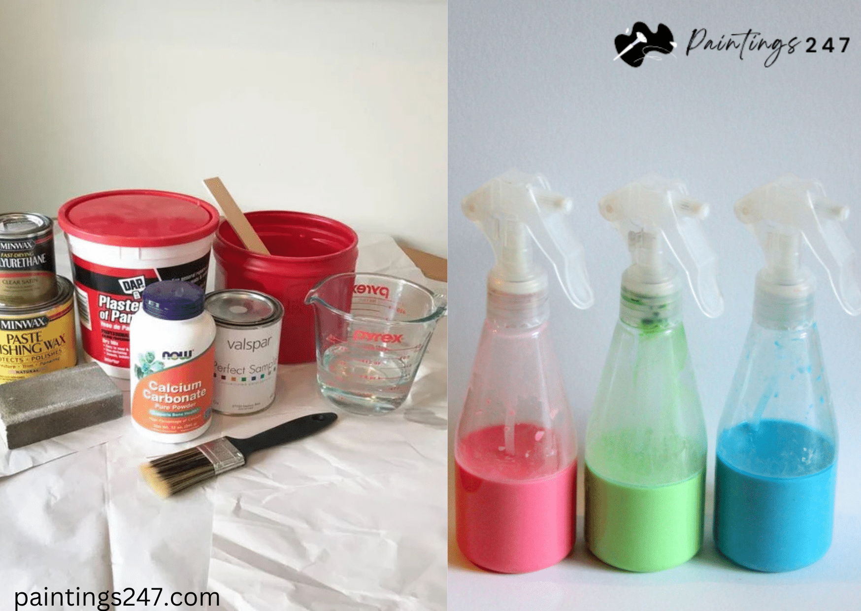 Materials Needed To Make Homemade Chalk Paint ( )