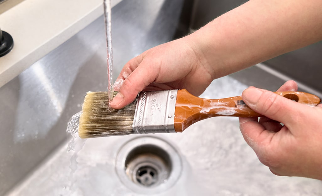 how to clean paint brushes