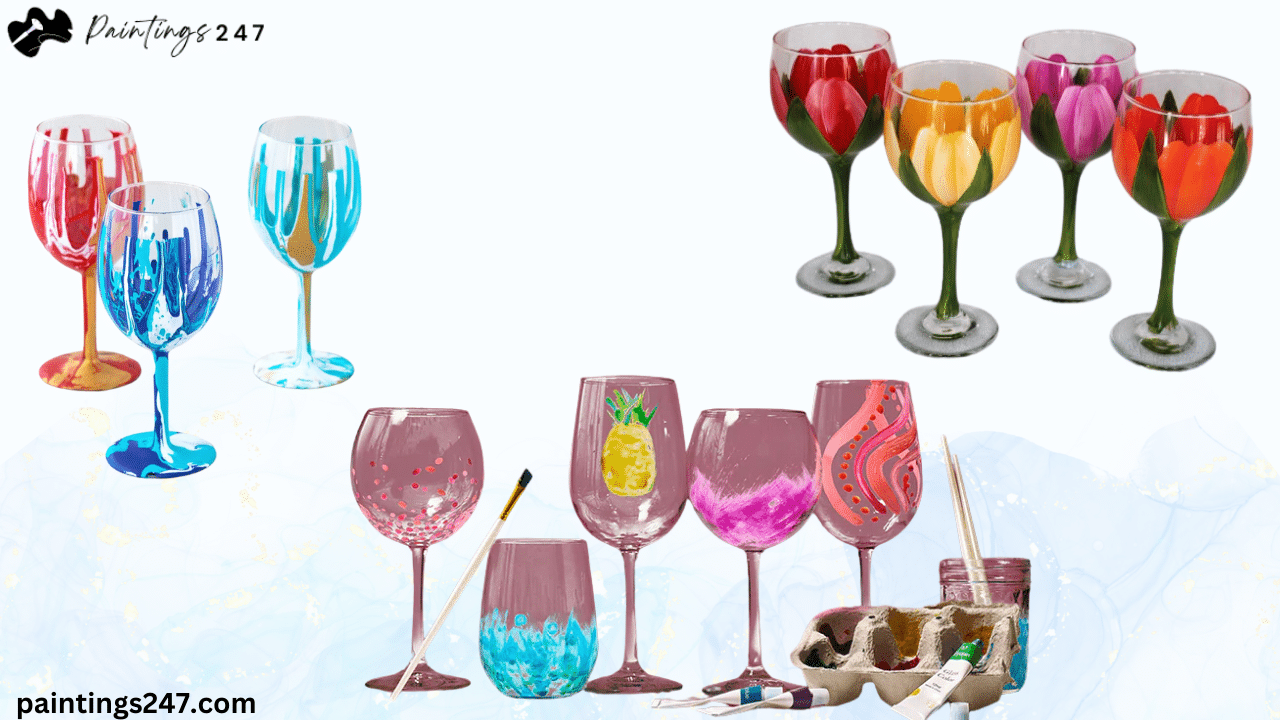 techniques and Wine Glass Painting Ideas 