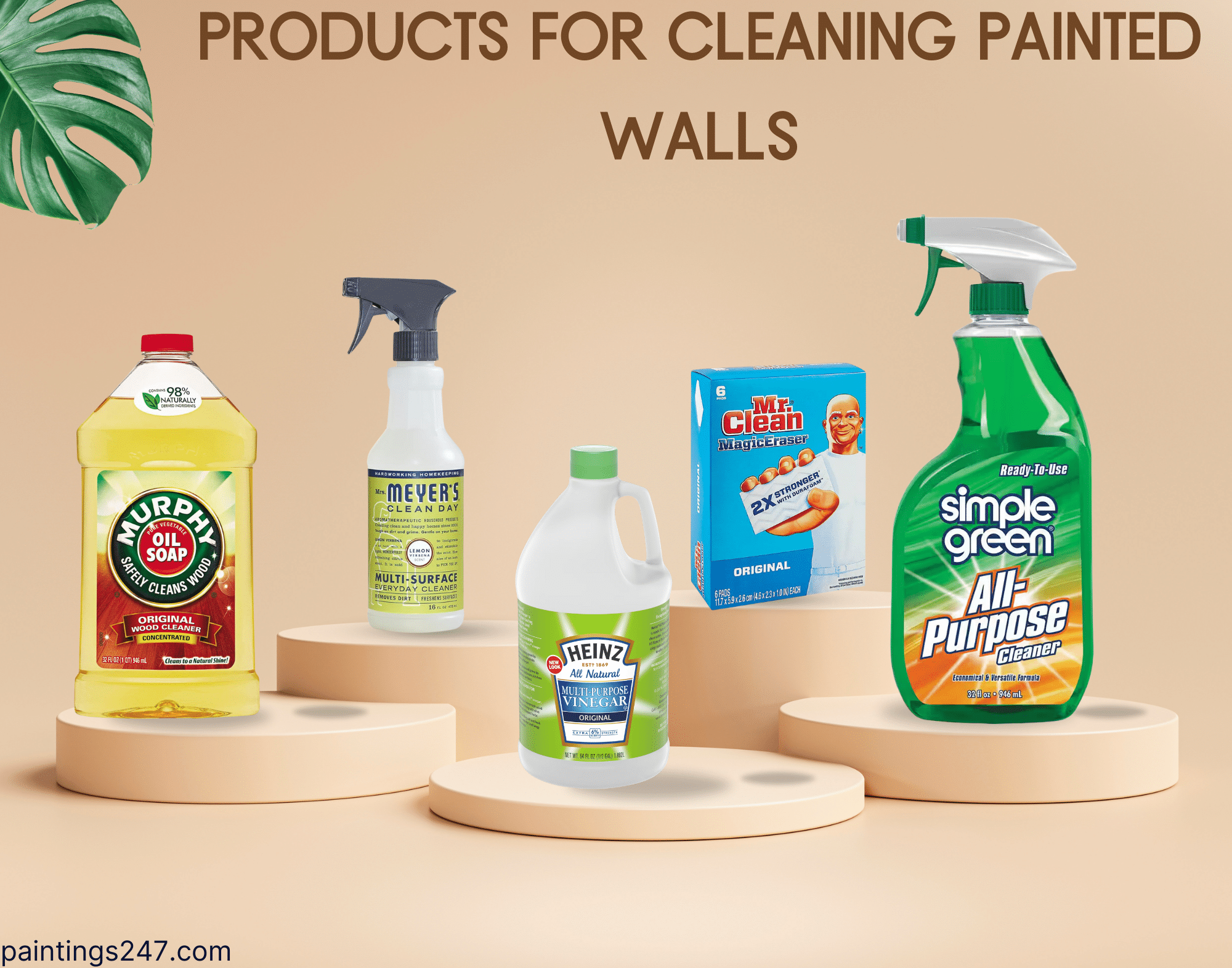 Products for Cleaning Painted Walls