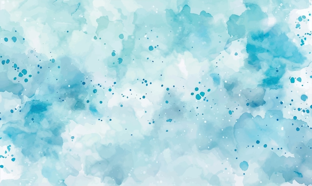 Blue Abstract Pattern Textured Water Watercolor Background