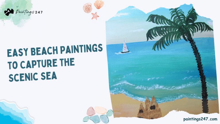 Easy and cool beach paintings to draw