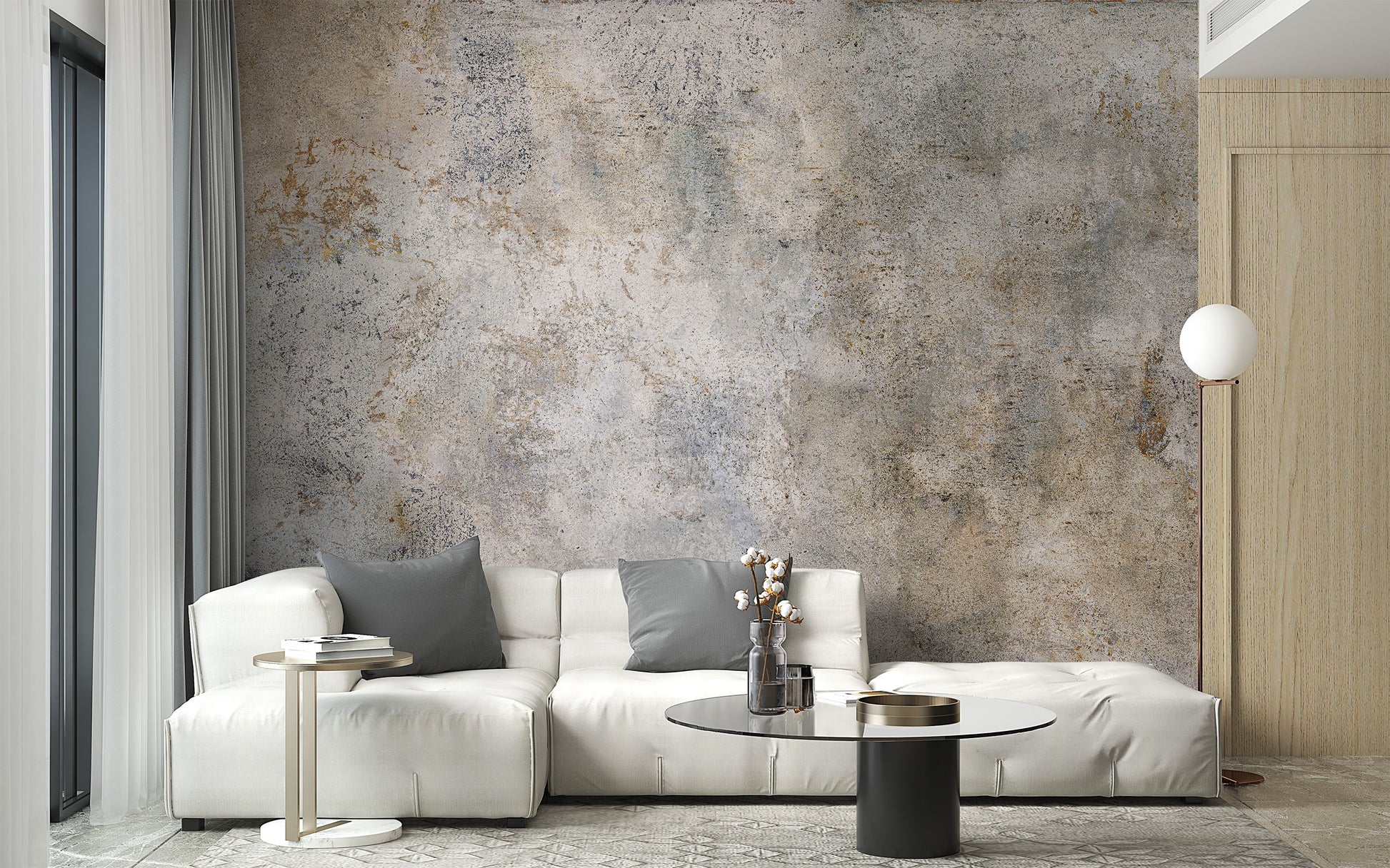 cement based texture paint in grey color in a room cement based texture paint in grey color in a room