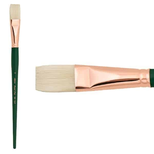 bright brush on a white background bright brush on a white background