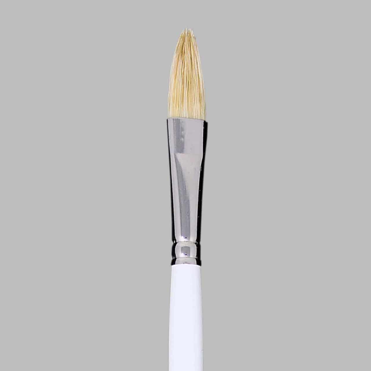 filbert brush on a grey background filbert brush on a grey background