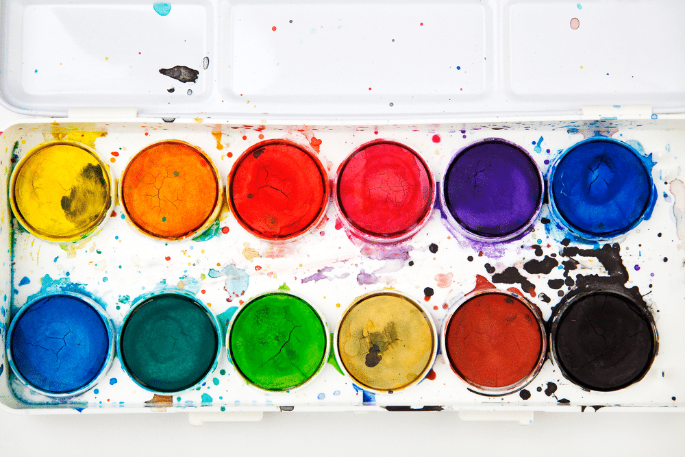 Watercolor in a box Watercolor in a box