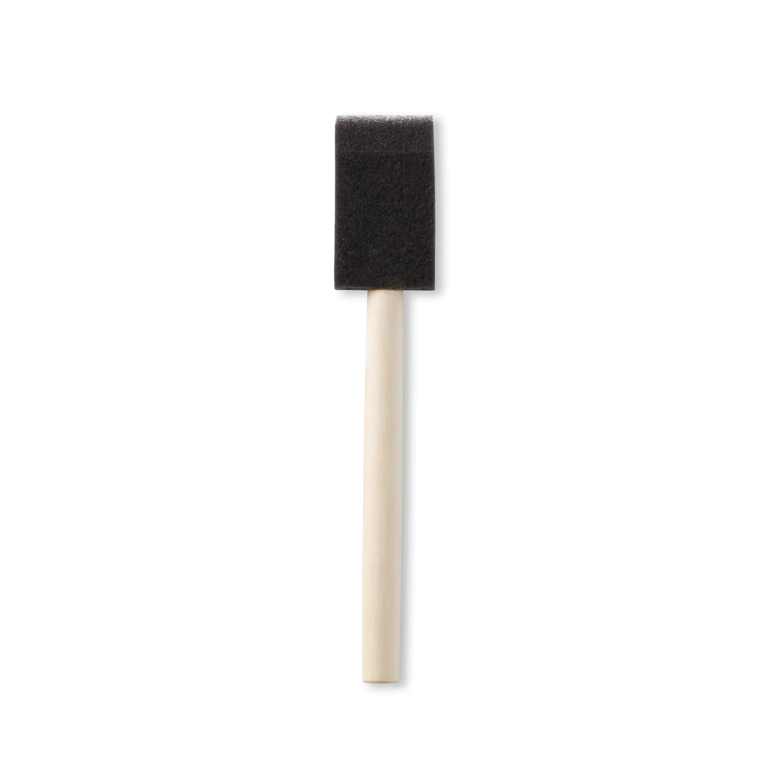 foam brush on a white background foam brush on a white background